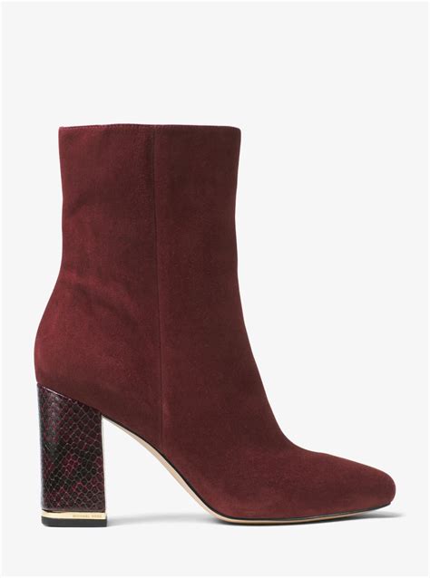 michael kors ursula suede ankle boot